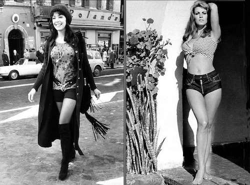 Nadia Cassini (1971) - Raquel Welch (1967) đã mặc kiểu quần này.