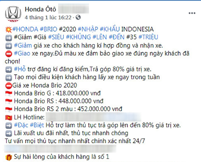 Honda Brio được mốt số đại lý giảm giá hút khách những ngày cận tết - 1