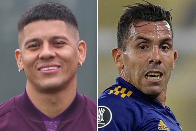 Marcos Rojo sẽ sát cánh "phản đồ số 1" MU Carlos Tevez ở Boca Juniors