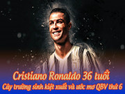 Bóng đá - Cristiano Ronaldo 36 tuổi: &quot;Cây trường sinh&quot; kiệt xuất và ước mơ QBV thứ 6