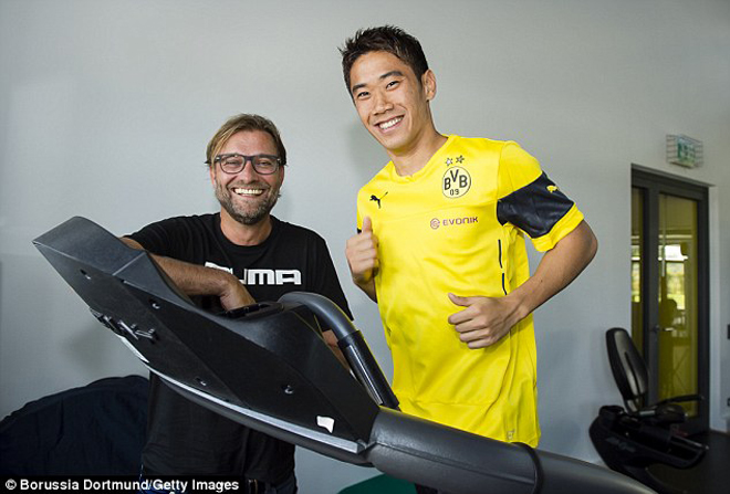 HLV Klopp từng giúp Kagawa trưởng thành tại Dortmund