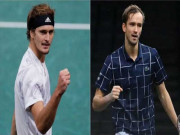 Thể thao - Video tennis Zverev - Medvedev: 3 set kịch chiến, ngược dòng đỉnh cao