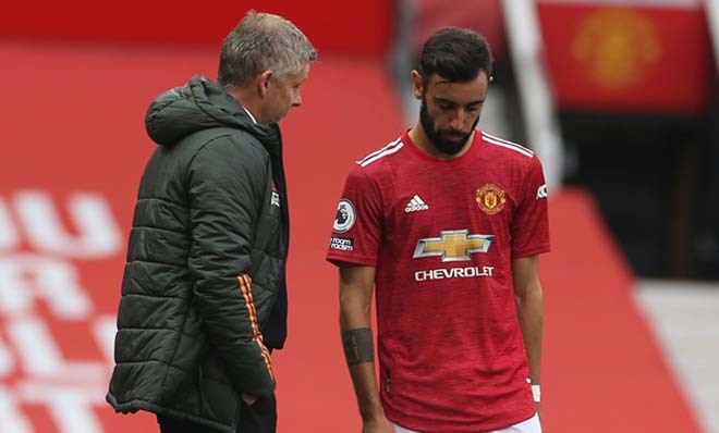 Dù Bruno Fernandes thi đấu chói sáng, MU đang hụt hơi trong cuộc đua đến ngai vàng Ngoại hạng Anh