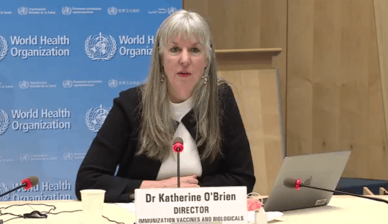 Tiến sĩ Katherine O’Brien, giám đốc chương trình tiêm chủng của WHO. Ảnh: HPW