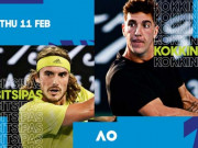 Thể thao - Video tennis Tsitsipas - Kokkinakis: 5 set nghẹt thở, đọ sức hơn 4 tiếng rưỡi