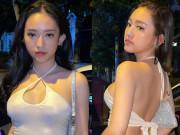 Đời sống Showbiz - Đi chơi đêm giao thừa, hot girl Cà Mau diện yếm khoe vòng 1 &quot;gây tò mò&quot;