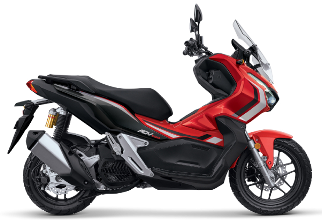 2021 Honda ADV150 màu đỏ.