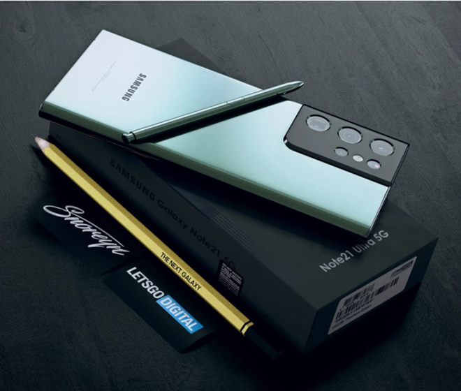 Ảnh concept Galaxy Note 21.