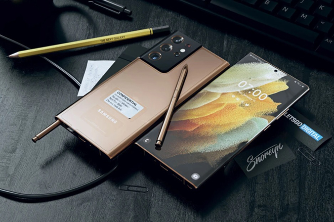 Ảnh concept Galaxy Note 21.