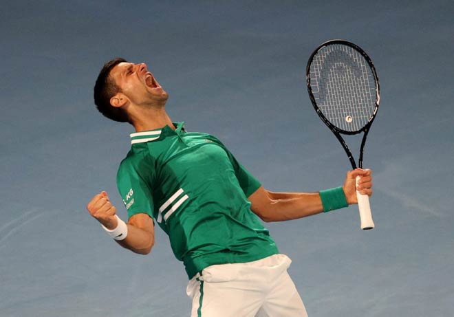 Djokovic hét lớn giải tỏa bức xúc sau khi thắng Fritz&nbsp;