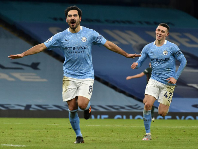 Gundogan chói sáng với một cú đúp