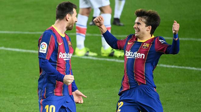 Messi ghi 2 bàn trong chiến thắng đậm 5-1 của Barcelona
