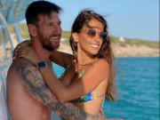 Bóng đá - Messi lập 2 siêu phẩm tặng vợ đẹp &quot;quà Valentine&quot;, tung đòn dằn mặt PSG