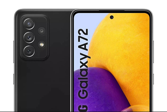 Ảnh kết xuất Galaxy A72.