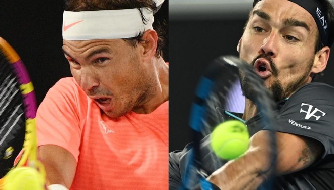 Nadal thắng 12/16 lần chạm trán Fognini