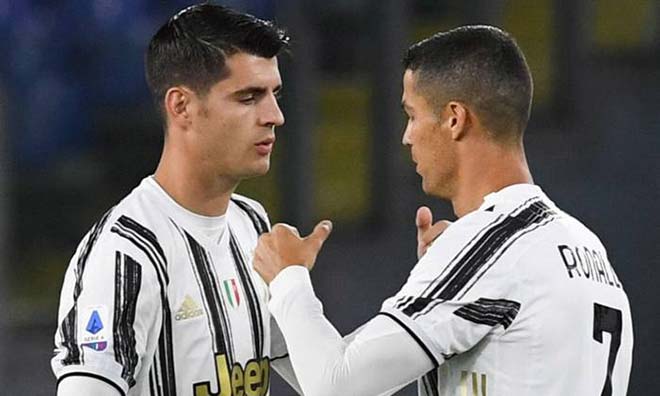 Morata và Ronaldo dự kiến đá cặp với nhau đêm nay