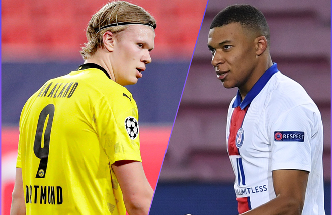 Erling Haaland chỉ kém kỷ lục của Mbappe đúng 1 bàn thắng