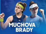 Thể thao - Video tennis Muchova - Brady: 4 lần thoát thua, kịch chiến 3 set (Bán kết Australian Open)