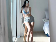 Làm đẹp - Chẳng cần lộ mặt, hot girl tạp hóa xứ Hàn vẫn &quot;gây mê&quot; người nhìn bằng body trời ban