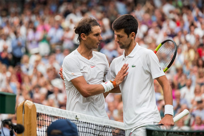 Djokovic gieo sầu tê tái cho Nadal sau hơn 5 giờ thi đấu ở bán kết Wimbledon 2018