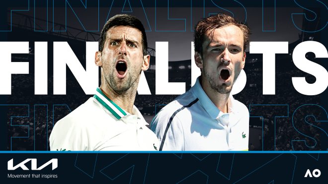 Medvedev&nbsp;"nắn gân" Djokovic trước thềm chung kết Australian Open 2021