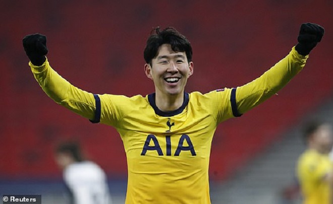 Son Heung Min ghi bàn mở tỷ số cho Tottenham