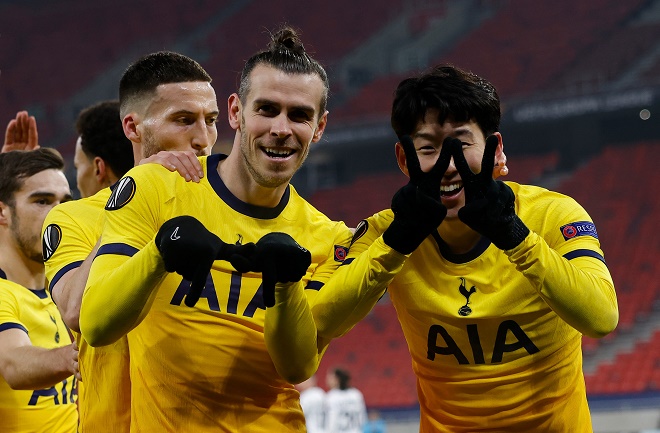 Son Heung Min và Bale đều ghi bàn