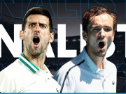 Thể thao - Chung kết Australian Open: Medvedev &quot;dọa&quot; Djokovic, được làng tennis chống lưng?