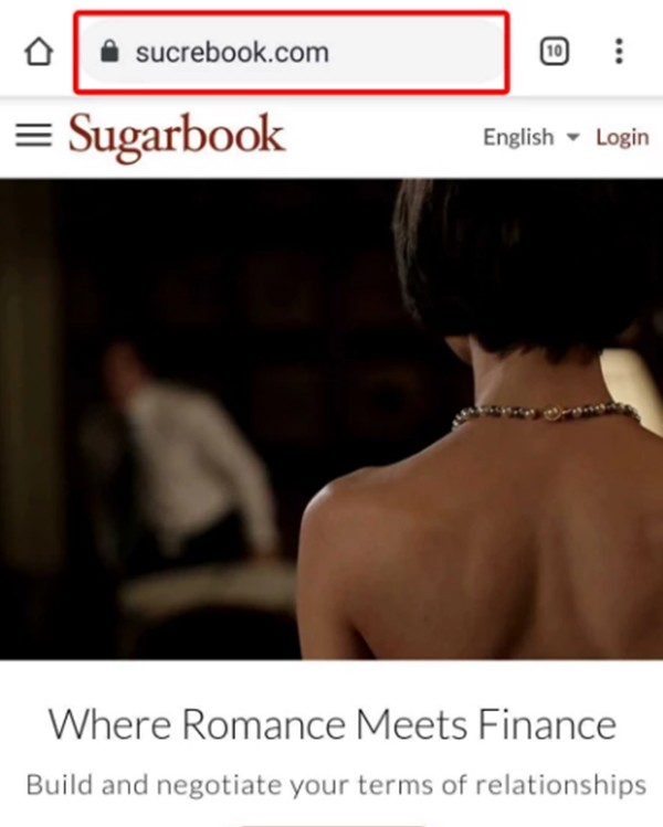 Dịch vụ Sugarbook từng đổi địa chỉ web thành Sucrebook. Ảnh: Sugarbook.