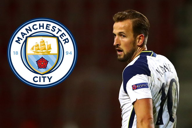 Harry Kane sẽ chuyển sang Man City mùa hè này/