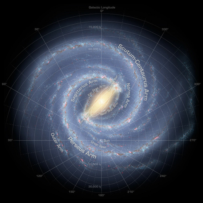 Thiên hà Milky Way, ngôi nhà chung của ngôi sao từ bí ẩn và Trái Đất - Ảnh: NASA