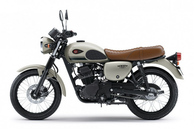 Kawasaki W175 SE 2021 ra mắt, có thêm tùy chọn màu mới - 3