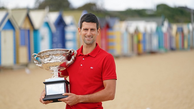 Djokovic lần thứ 9 vô địch Australian Open