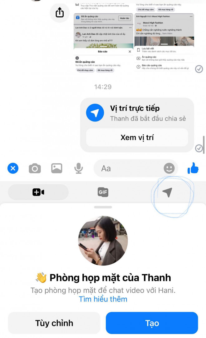 Mách bạn cách chia sẻ vị trí Facebook Messenger nhanh nhất - 1