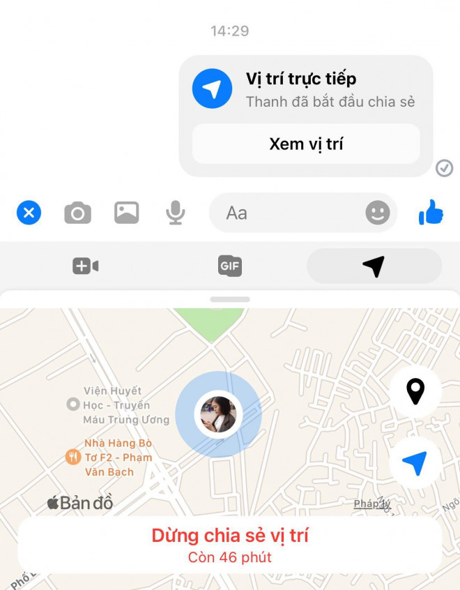 Mách bạn cách chia sẻ vị trí Facebook Messenger nhanh nhất - 2