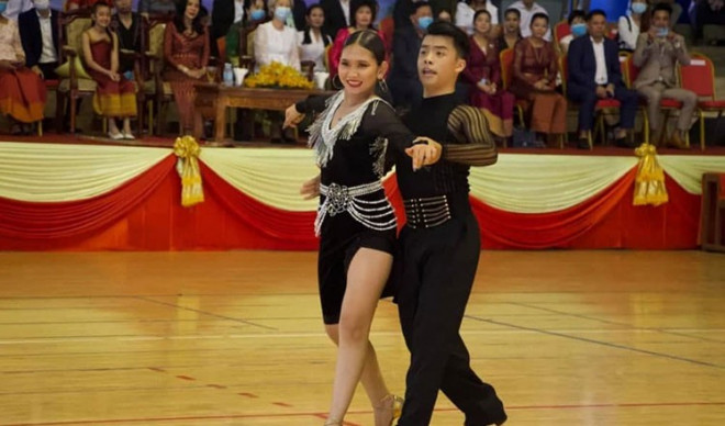 Dancesport Campuchia hướng đến thành tích các nội dung Khiêu vũ phong cách La tinh.&nbsp; &nbsp;Ảnh: Khmer Times.