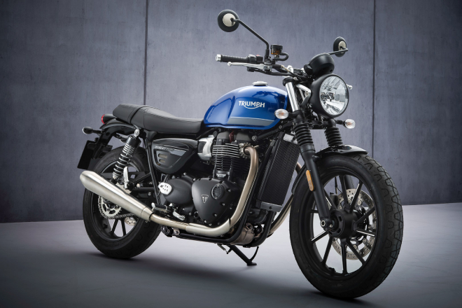 2022 Triumph Street Twin tiêu chuẩn.