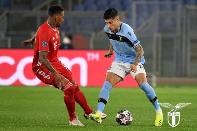 Phút 49, Joaquin Correa rút ngắn cách biệt xuống 1-4 cho Lazio nhưng đã quá muộn