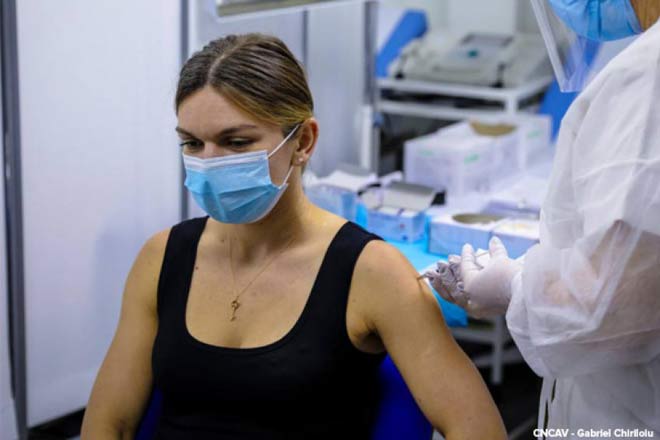 Halep chấp nhận mọi rủi ro khi tiêm vaccine phòng Covid-19 ở quê nhà Romania