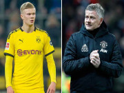 Bóng đá - Triệu fan MU mơ mộng: HLV Solskjaer &quot;thả thính&quot; về Haaland, mùa hè nổ &quot;bom tấn&quot;?