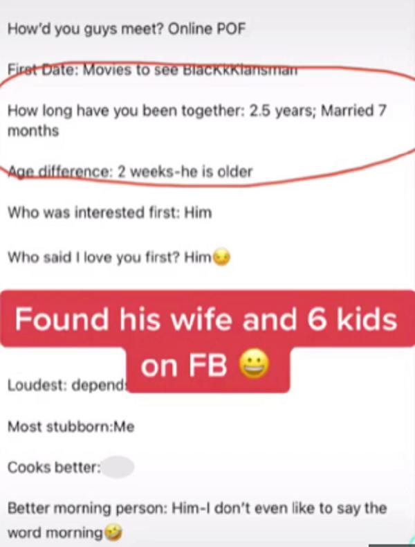 Vào Facebook người đàn ông xem thử, Nadiyah phát hiện anh ta đã có vợ con.