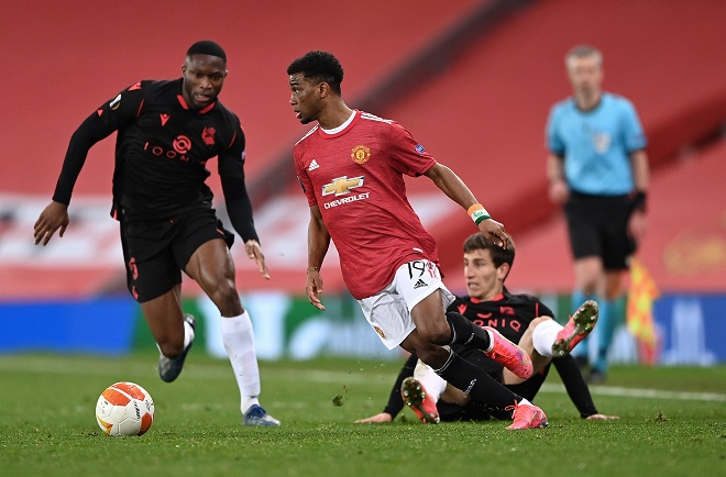 Trên sân nhà Old Trafford, MU hòa&nbsp;Real Sociedad trong trận đấu không có bàn thắng nào được ghi. Chung cuộc, "Quỷ đỏ" giành vé đi tiếp với tỷ số 4-0 sau 2 lượt trận