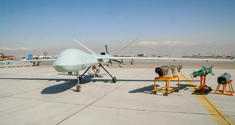 Iran gần đây giới thiệu mẫu UAV chiến đấu mang tên Kaman 22.