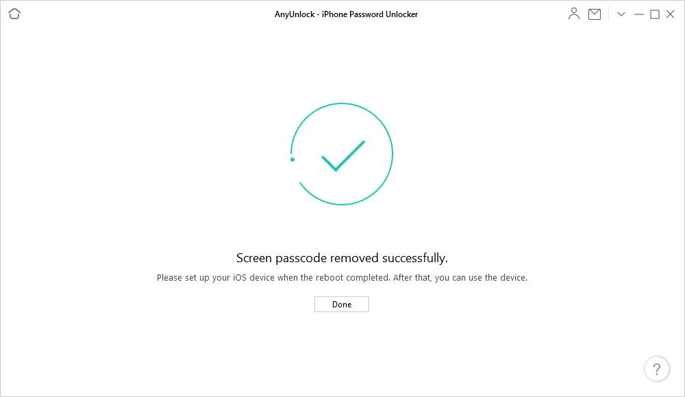 iPhone disabled and simple recovery