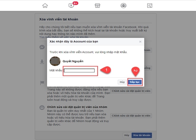 Cách xóa tài khoản Facebook vĩnh viễn và cách vô hiệu hóa tạm thời - 6