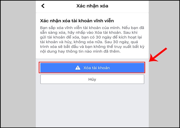 Cách xóa tài khoản Facebook vĩnh viễn và cách vô hiệu hóa tạm thời - 12