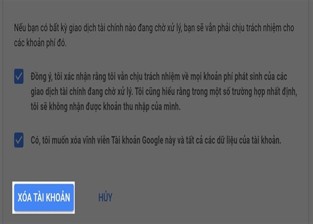 Cách xóa tài khoản Google nhanh trên máy tính, điện thoại - 3