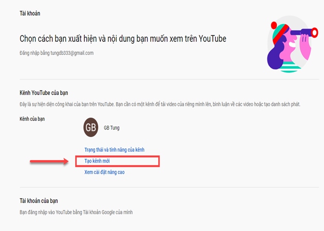 Cách tạo kênh Youtube đơn giản nhanh chóng - 11