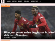 Bóng đá - So tài kinh điển MU - Milan Europa League: Báo Italia &quot;ngán&quot; nhất Fernandes