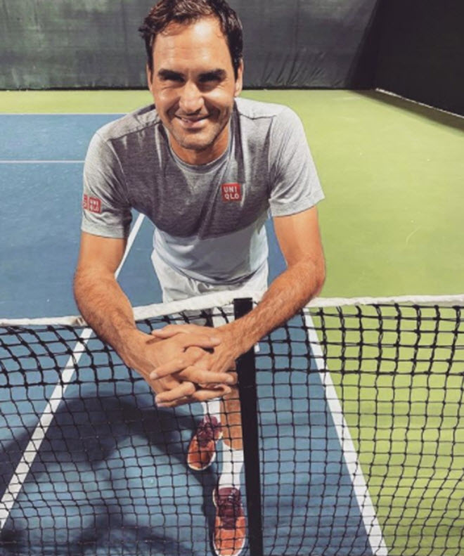 Federer và bức ảnh mới nhất trên mạng xã hội